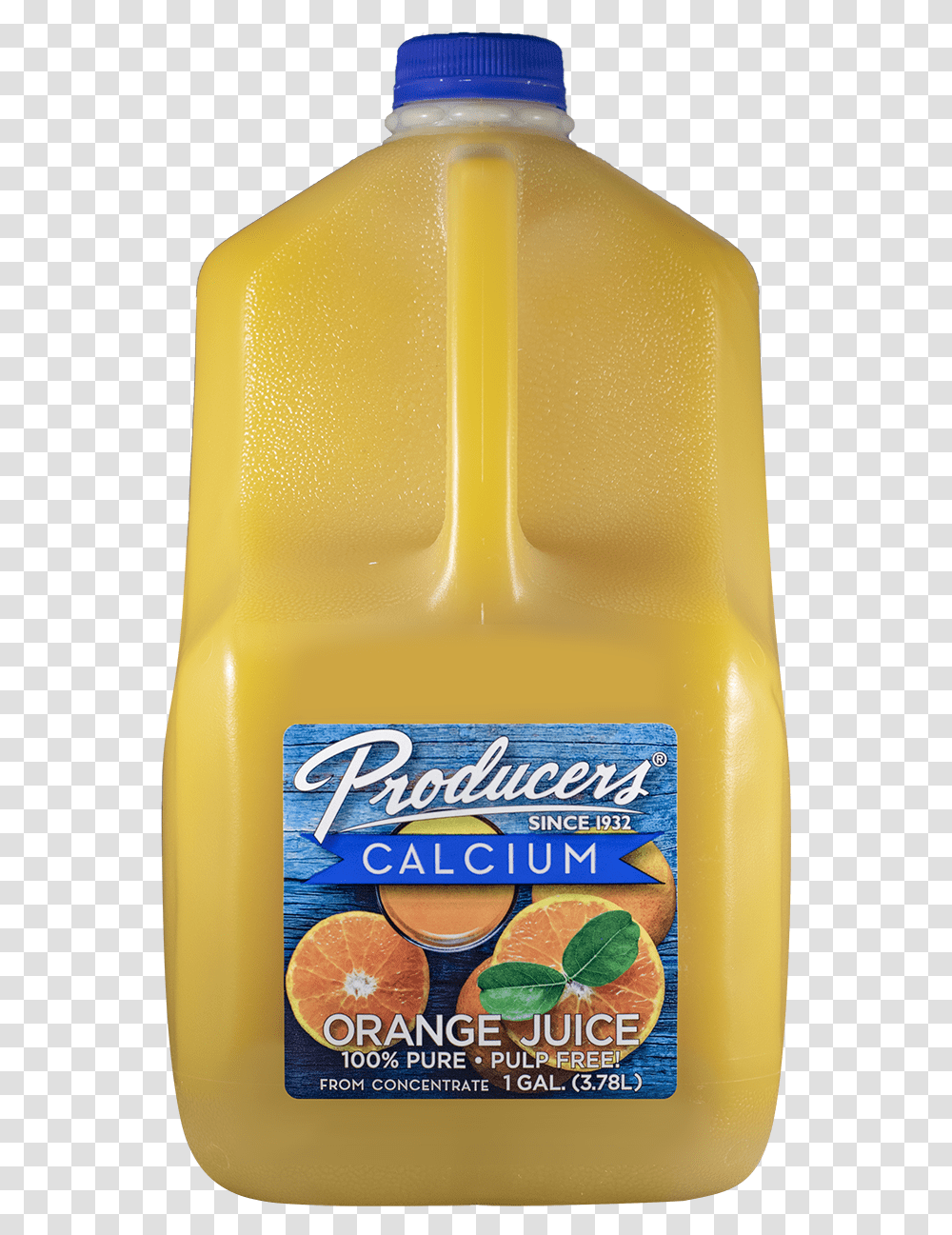 Calcium Orange Juice Pints Orange Juice, Beverage, Drink, Milk, Bottle Transparent Png