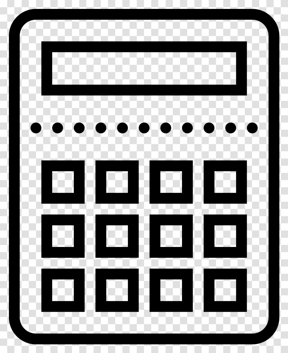 Calculator Black And White, Gray, World Of Warcraft Transparent Png