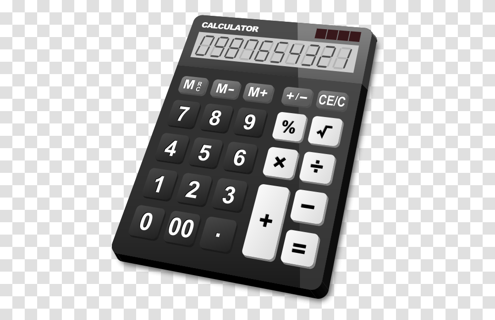Calculator Black Percentage Is Calculated, Computer Keyboard, Computer Hardware, Electronics Transparent Png