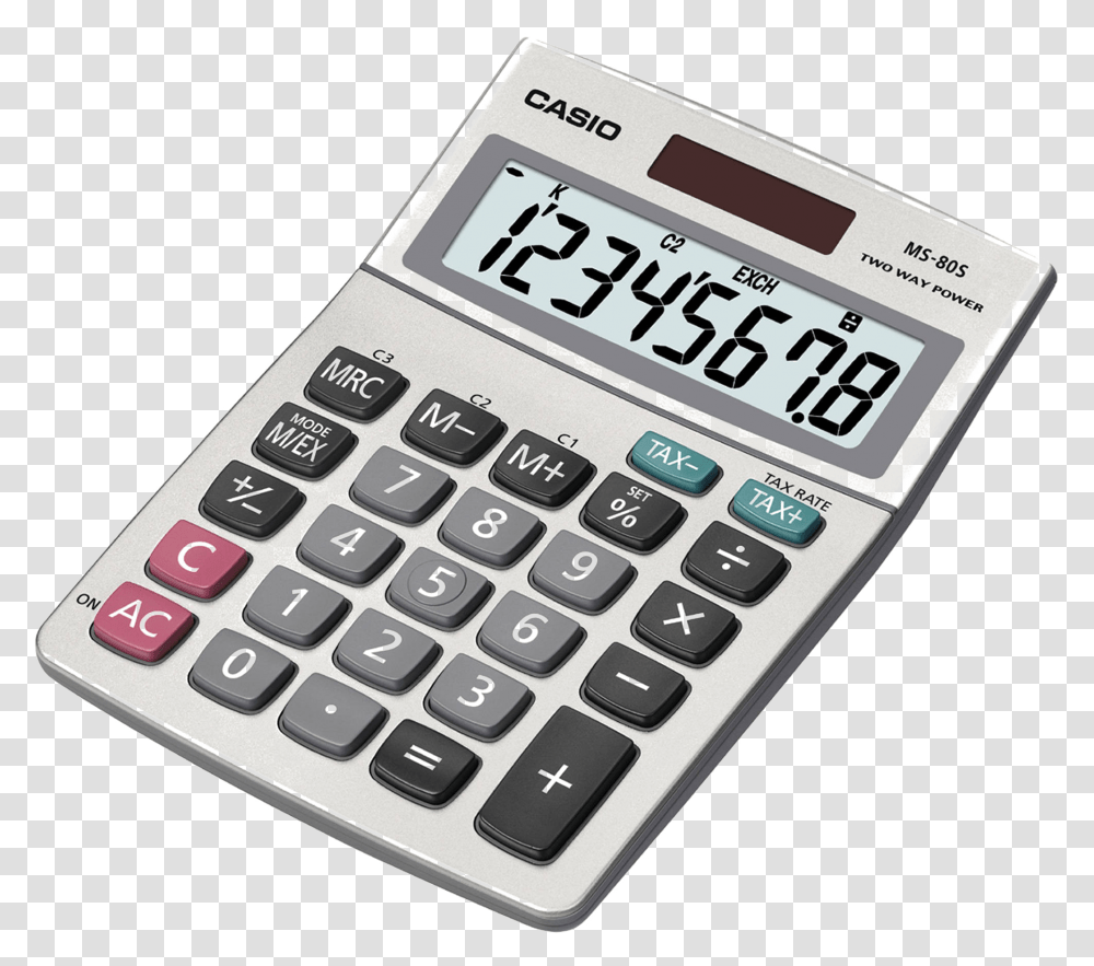 Calculator Images Casio Ms, Electronics, Computer Keyboard, Computer Hardware Transparent Png