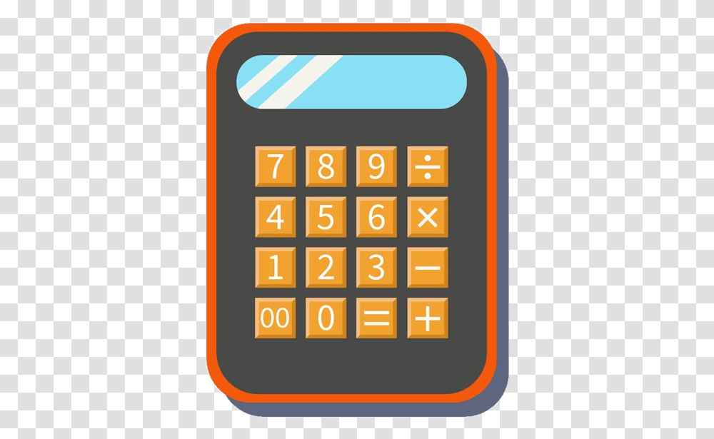 Calculator School Supplies Count Image And For Orange Steinberg, Electronics Transparent Png