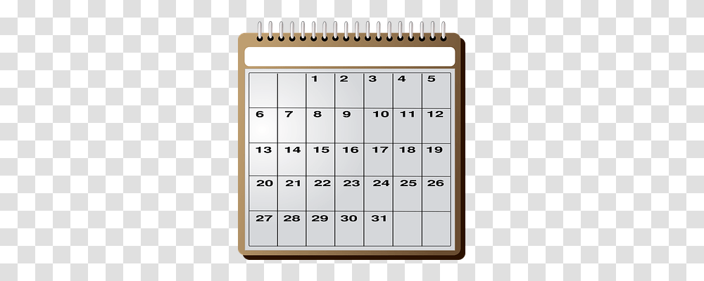 Calendar Text Transparent Png