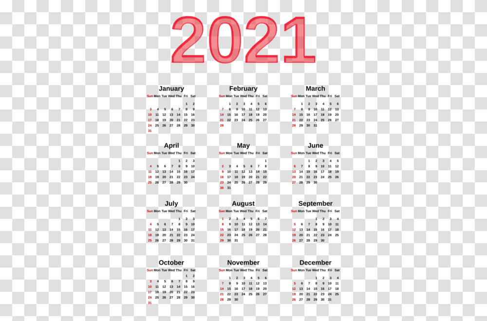 Calendar 2021, Digital Clock, Scoreboard Transparent Png