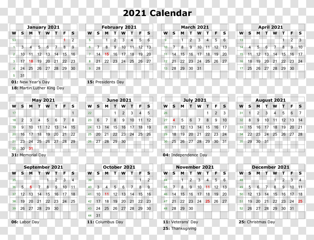 Calendar 2021 Image 12 Month Printable Calendar 2020, Scoreboard, Number Transparent Png