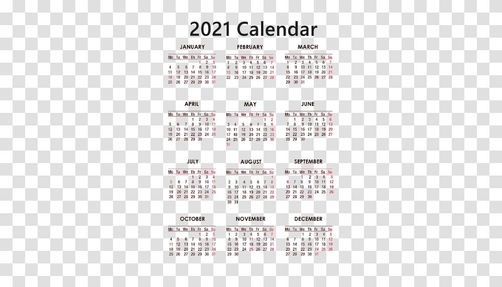 Calendar 2021, Flyer, Poster, Paper Transparent Png