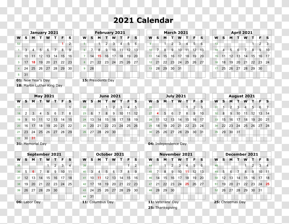 Calendar 2021, Menu Transparent Png