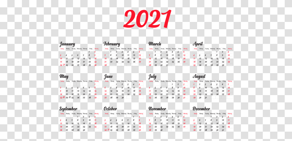 Calendar 2021, Scoreboard, Number Transparent Png