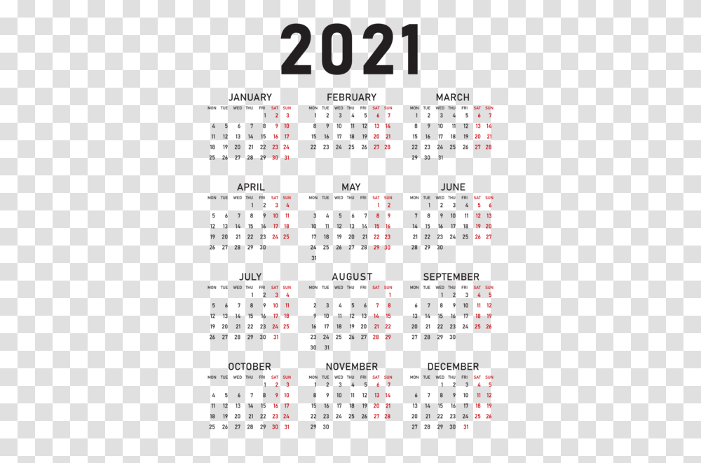 Calendar 2021, Scoreboard, Word Transparent Png