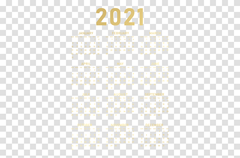 Calendar 2021 Transparent Png
