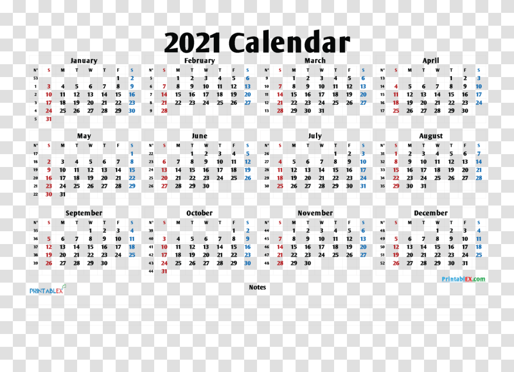 Calendar 2021 Transparent Png