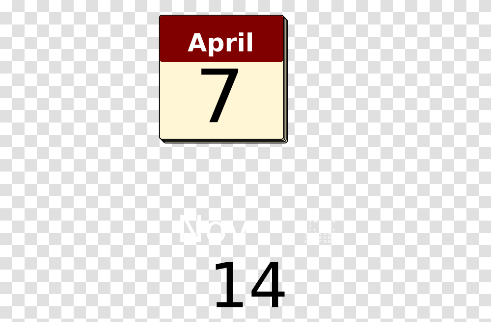 Calendar April Clip Art, Number Transparent Png