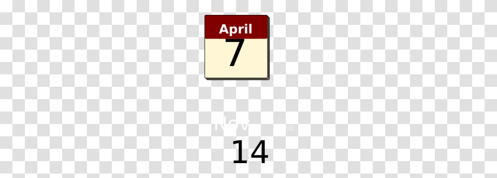 Calendar April Clip Art, Number, Word Transparent Png