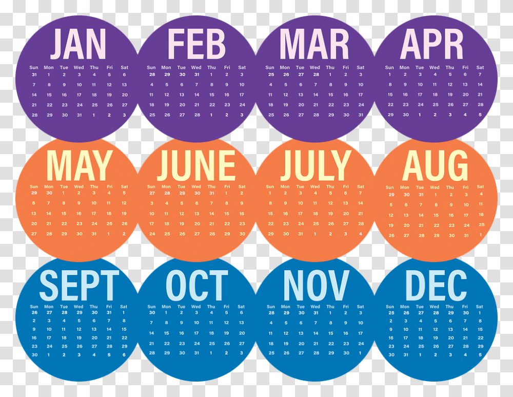 Calendar Business 2018 Week Month Day January Calendario 2018 Hd, Number, Word Transparent Png