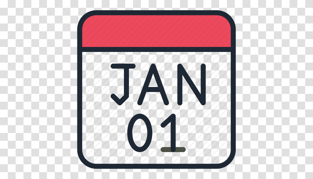 Calendar Celebration Date Event January New Year Icon, Label, Alphabet, Number Transparent Png