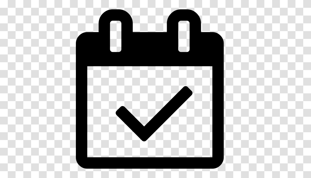 Calendar Check O Icon, Gray, World Of Warcraft Transparent Png