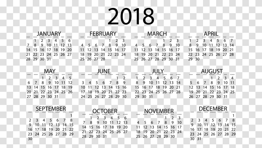 Calendar Clipart June 2018 Calendar Small, Gray, World Of Warcraft Transparent Png