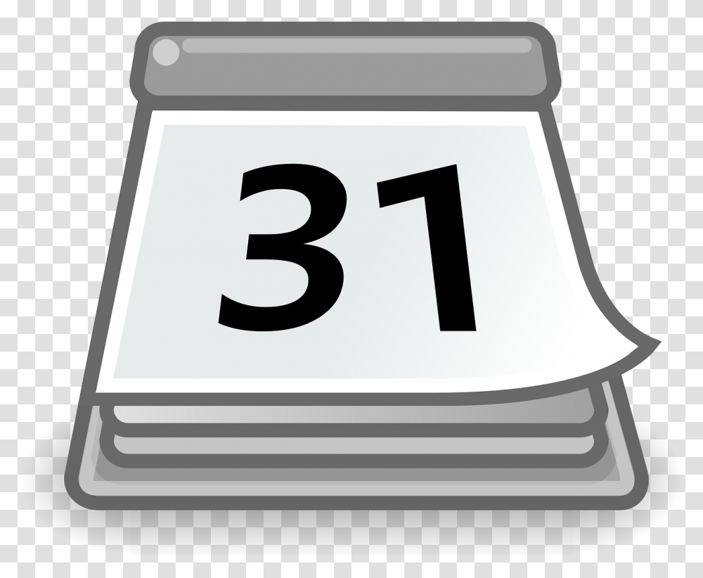 Calendar Date Clipart Calendar Icon, Number, Mailbox Transparent Png