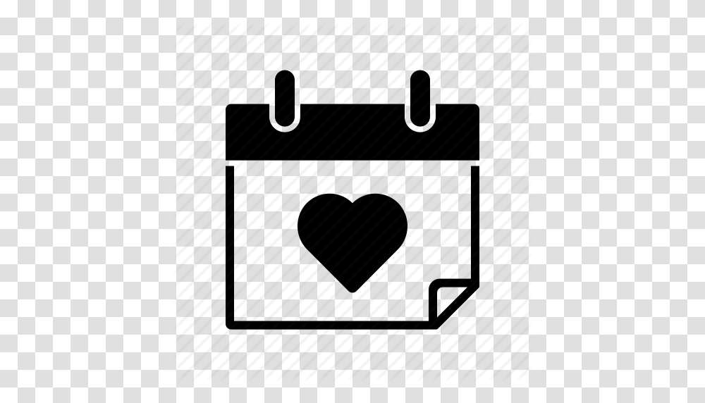 Calendar Date Heart Love Romance Time Valentines Day Icon, Piano, Leisure Activities, Musical Instrument, Plectrum Transparent Png