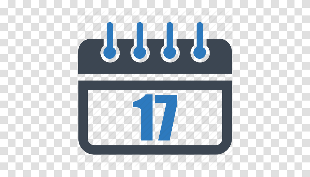 Calendar Date Reminder Schedule Seventeen Icon, Number, Electronics Transparent Png