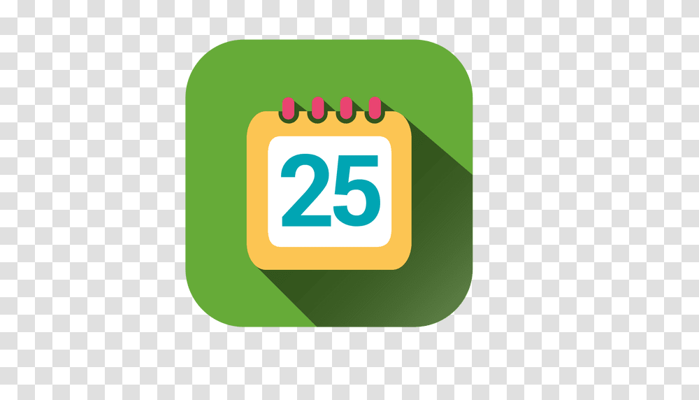 Calendar Date Square Icon, Number, Green Transparent Png