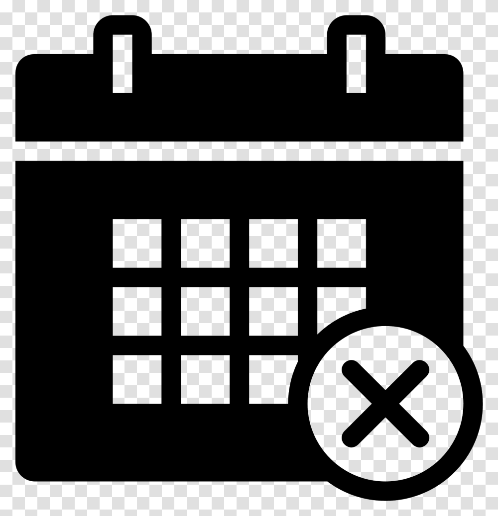 Calendar Delete Filled Icon Blue Background Calendar Icon, Gray, World Of Warcraft Transparent Png