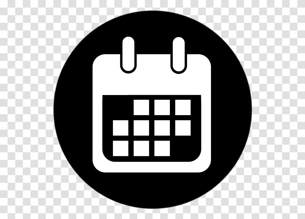 Calendar Emblem Events Icon White, Calculator, Electronics, Pac Man Transparent Png