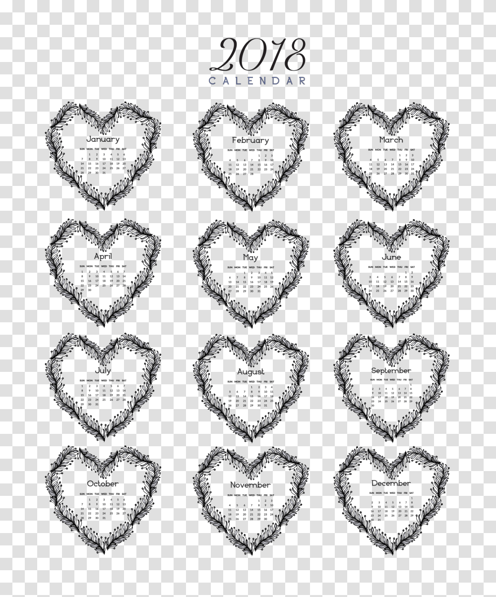 Calendar, Face, Heart, Rug Transparent Png