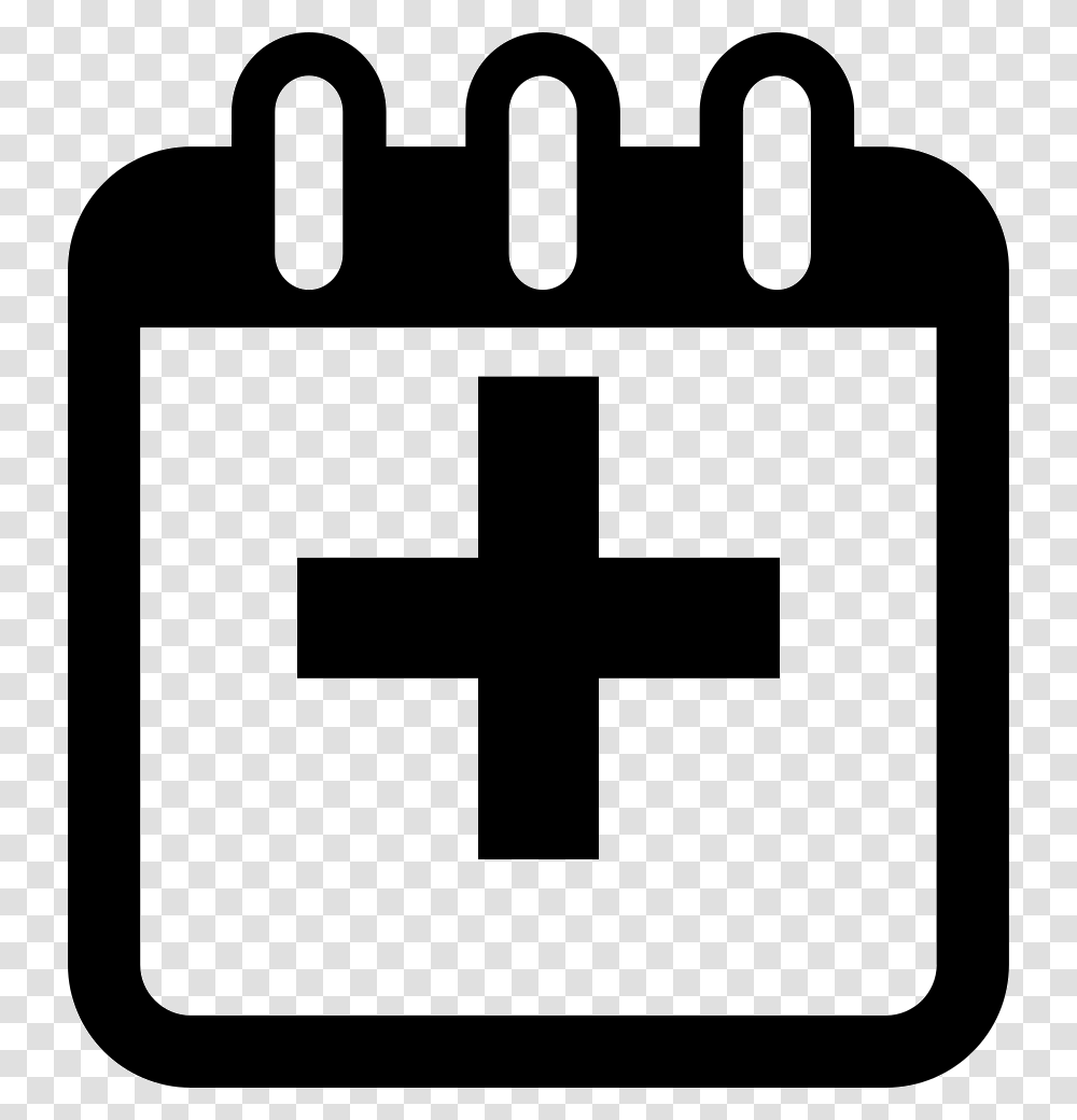 Calendar, First Aid, Cross Transparent Png