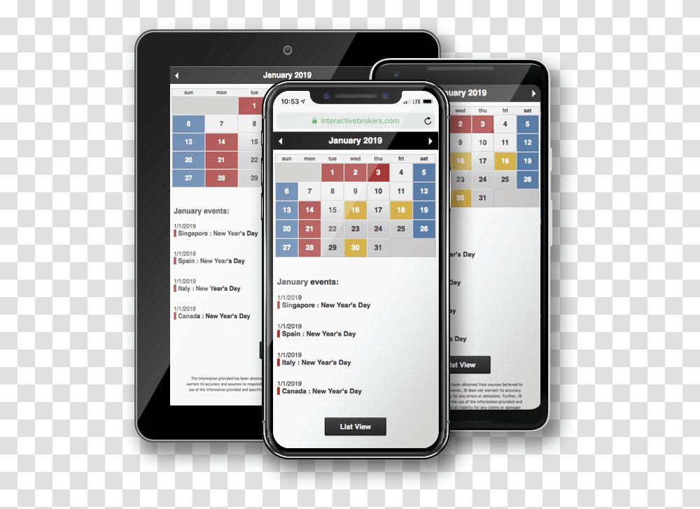 Calendar, Mobile Phone, Electronics, Cell Phone Transparent Png