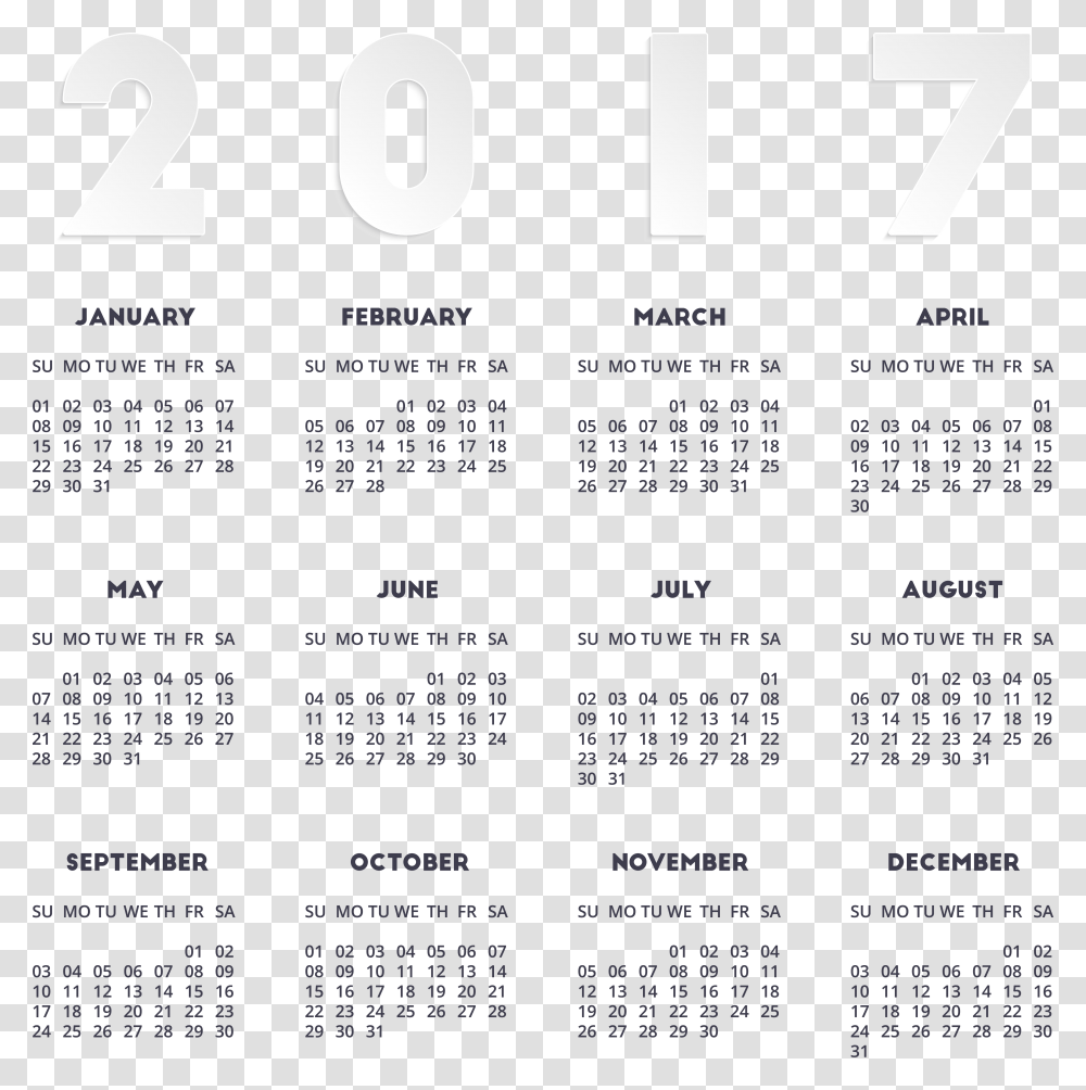 Calendar, Number, Menu Transparent Png