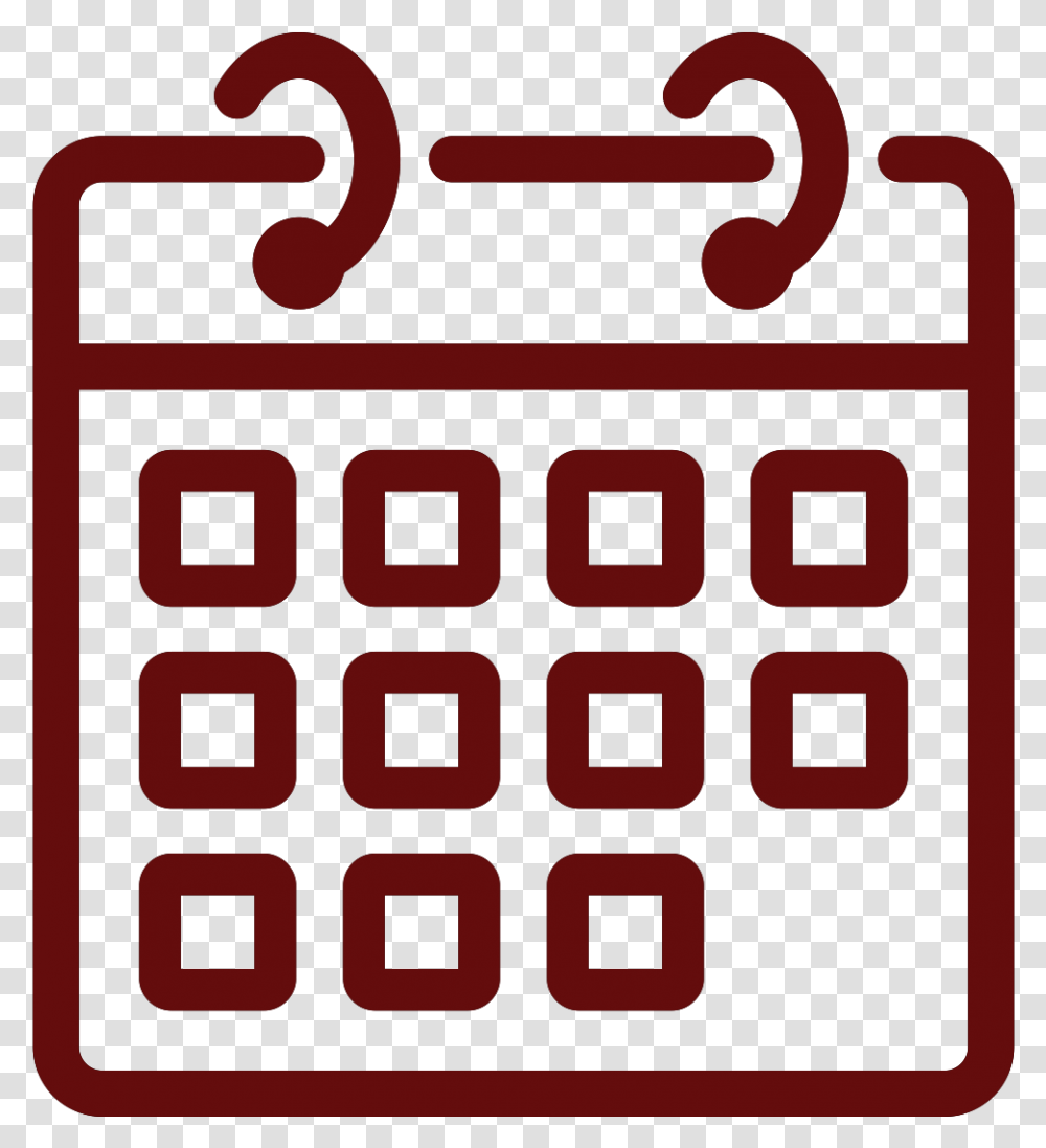 Calendar Register Fingerprinting White Calendar Outline, Calculator, Electronics, Number Transparent Png