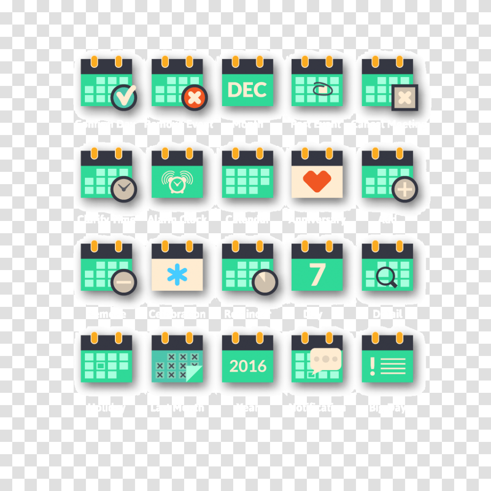 Calendar, Electrical Device, Label Transparent Png