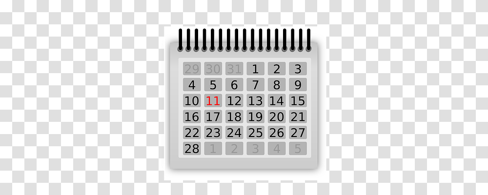 Calendar, Electronics, Calculator Transparent Png