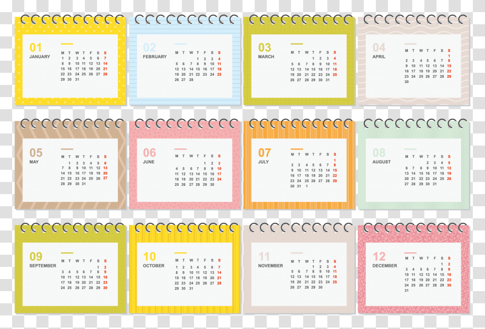 Calendar, Flyer, Poster, Paper Transparent Png