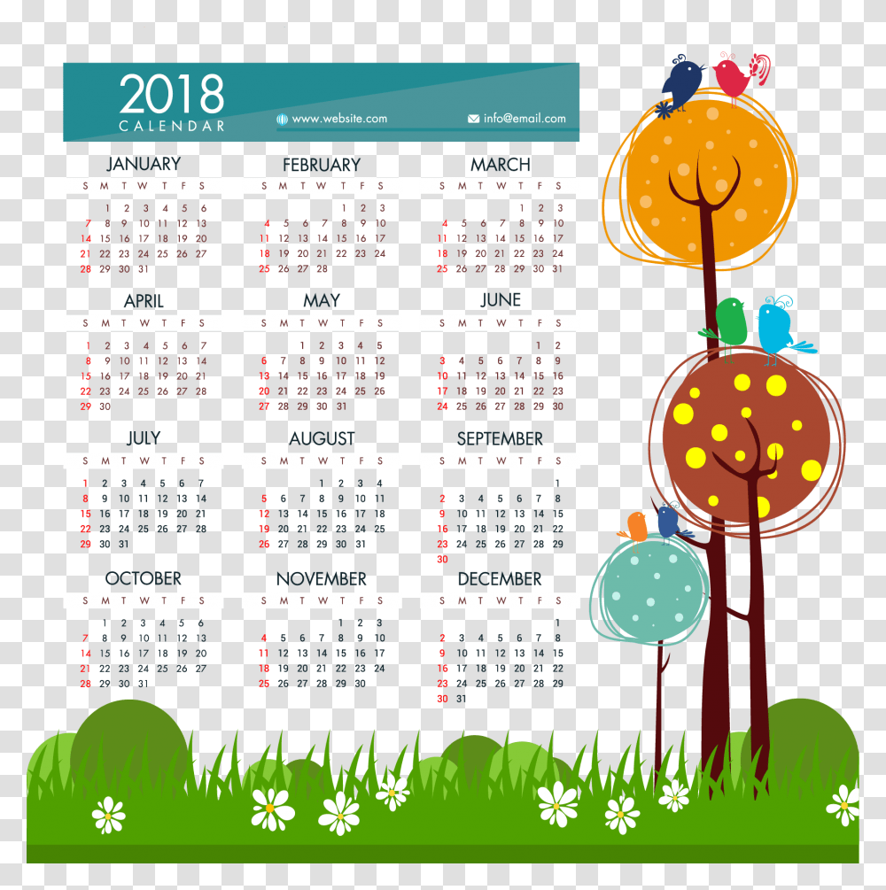 Calendar, Menu, Page Transparent Png