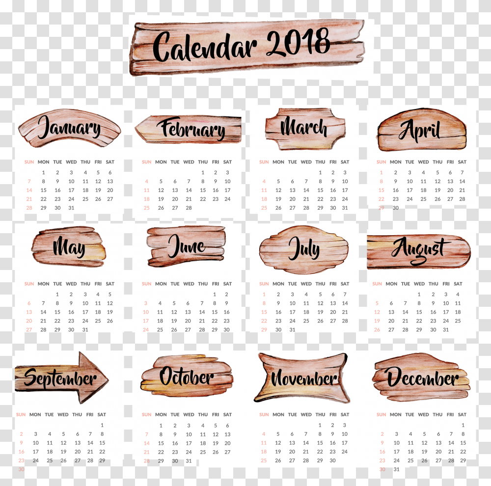 Calendar, Menu, Page Transparent Png