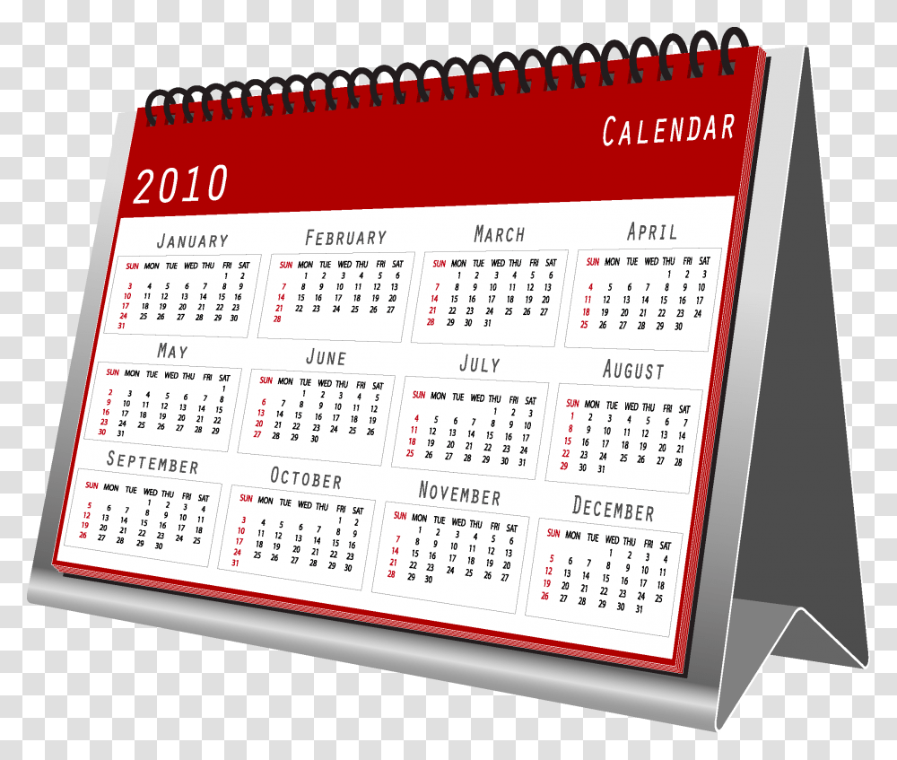 Calendar, Menu Transparent Png