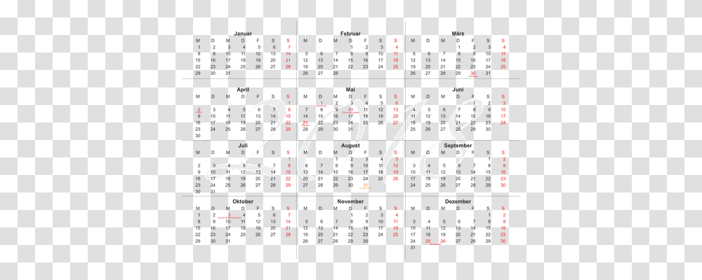 Calendar, Number, Alphabet Transparent Png