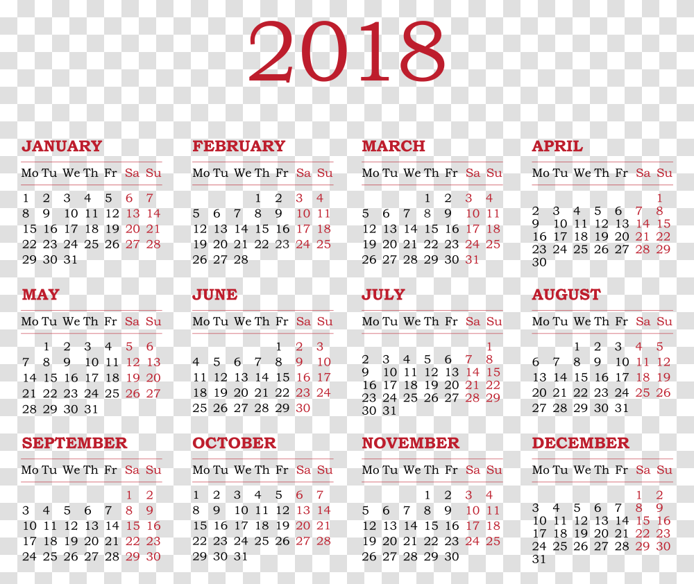 Calendar, Number, Menu Transparent Png