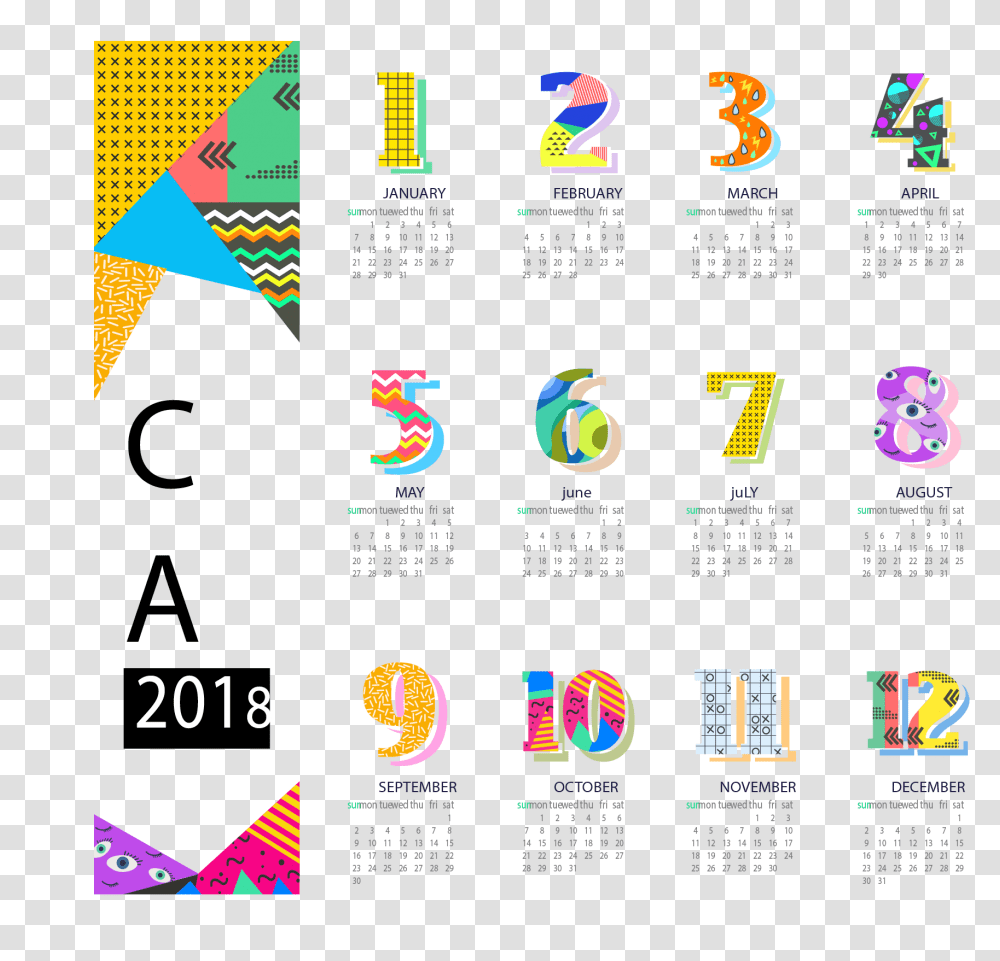 Calendar, Number, Menu Transparent Png