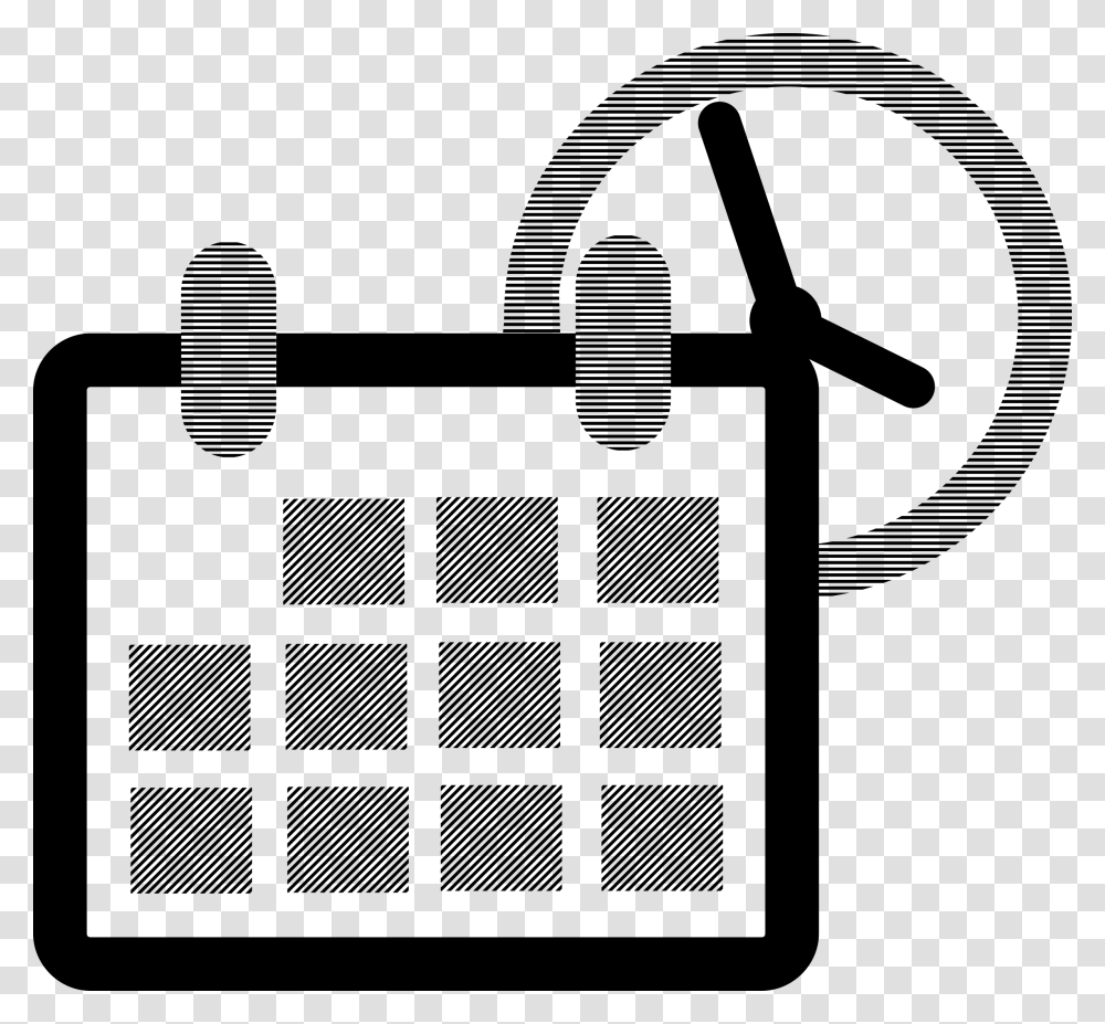 Calendar With Clock Icons, Gray, World Of Warcraft Transparent Png