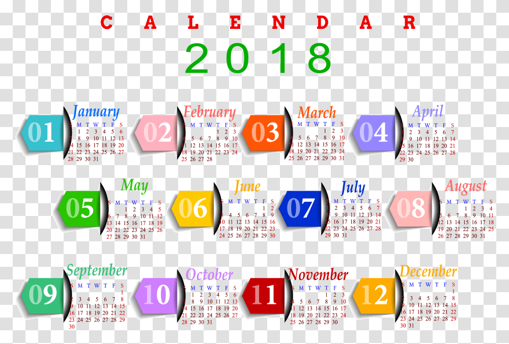 Calendar, Word, Alphabet, Lunch Transparent Png