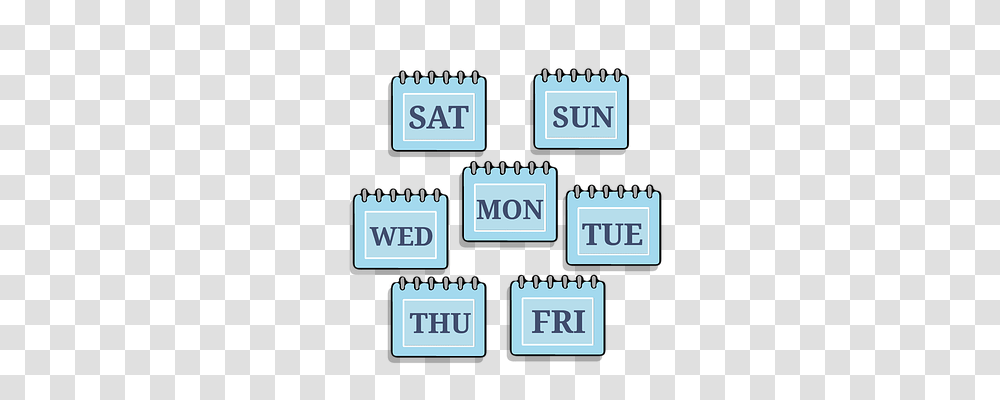 Calendar, Word, Number Transparent Png