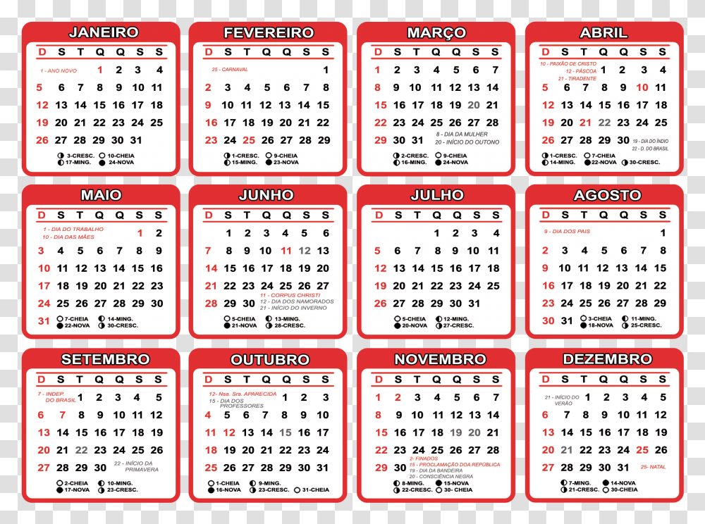 Calendario Anual2020 Para Imprimir, Mobile Phone, Electronics, Cell Phone Transparent Png