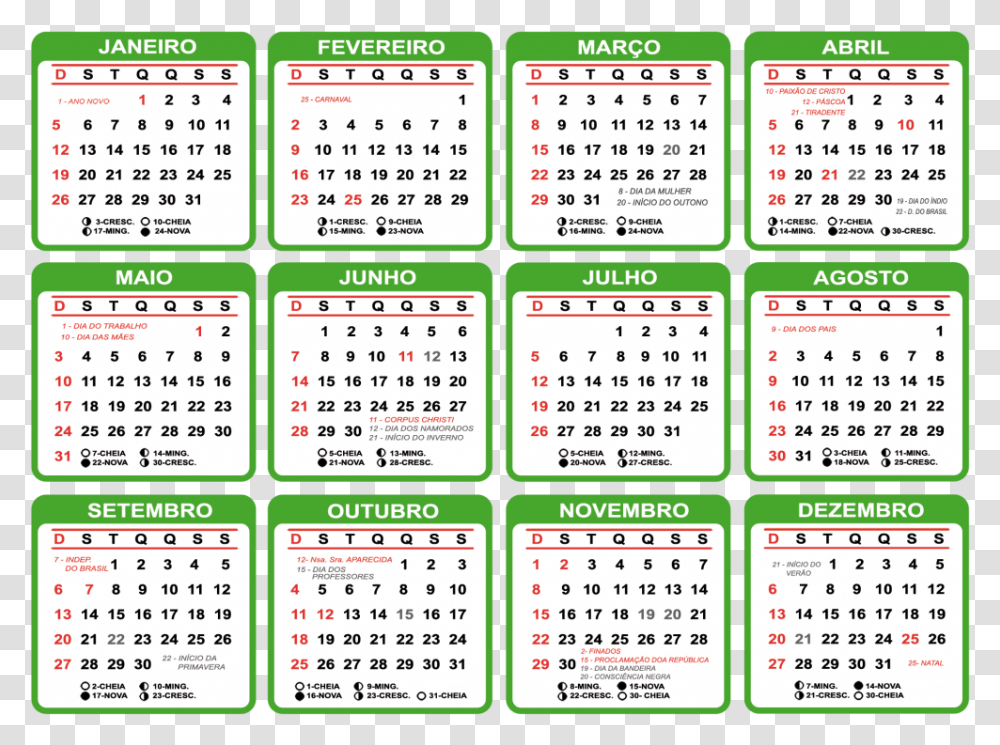 Calendrio 2020 Com Feriados Para Imprimir, Calendar, Mobile Phone, Electronics Transparent Png