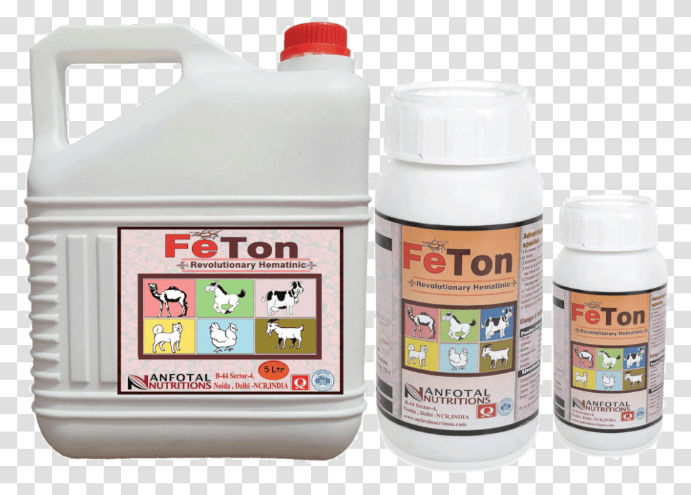 Calf Iron Tonic Iron Supplement For Cattle Anfotal Nutritions, Label, Animal, Medication Transparent Png
