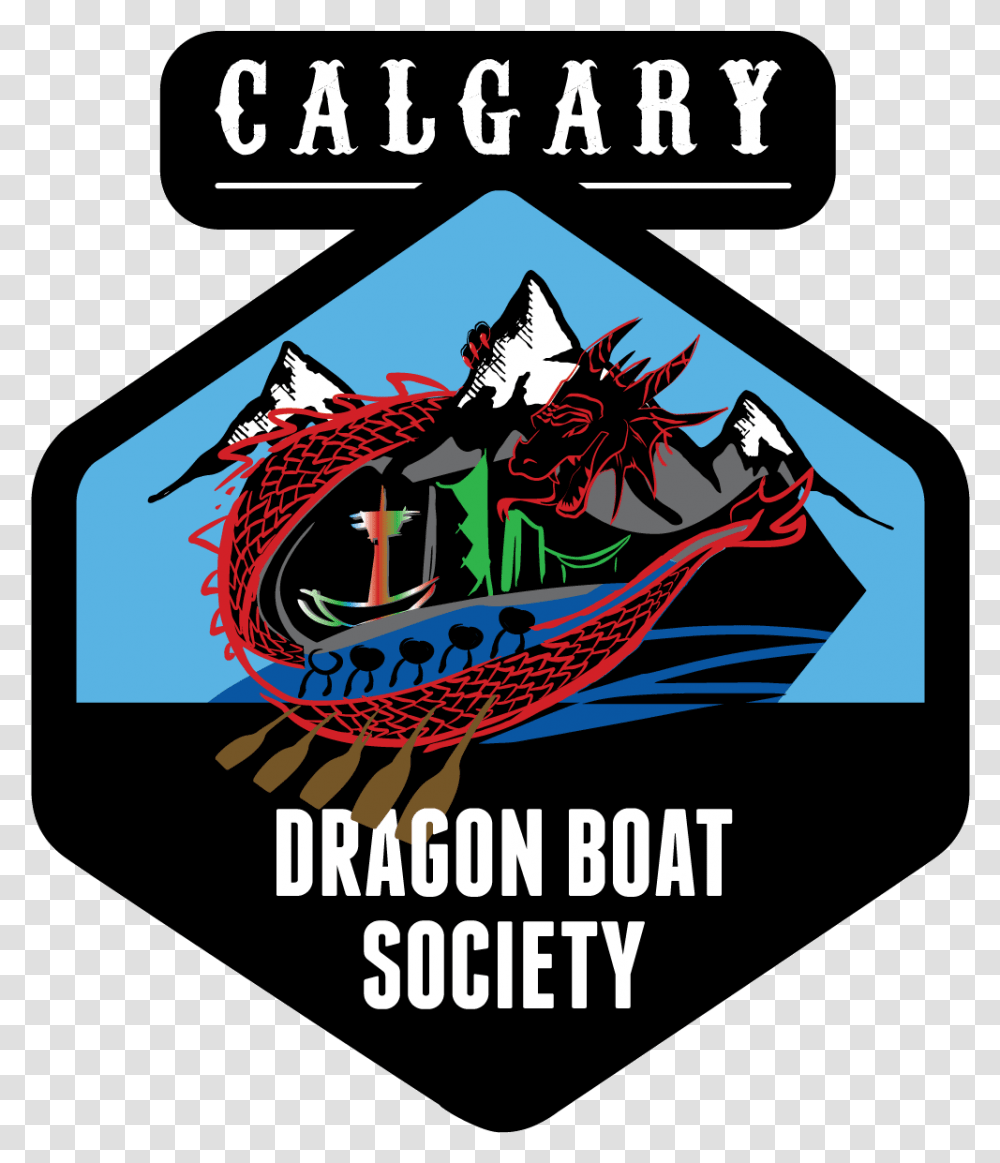 Calgary Dragon Boat Society Graphic Design, Label, Poster, Advertisement Transparent Png