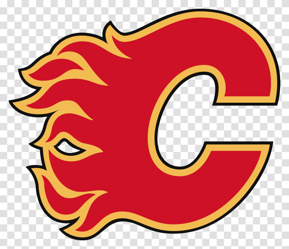 Calgary Flames Logo, Cow, Label, Outdoors Transparent Png