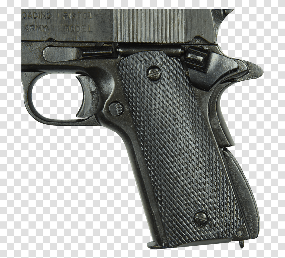 Caliber Automatic Pistol Black Starting Pistol, Gun, Weapon, Weaponry, Handgun Transparent Png