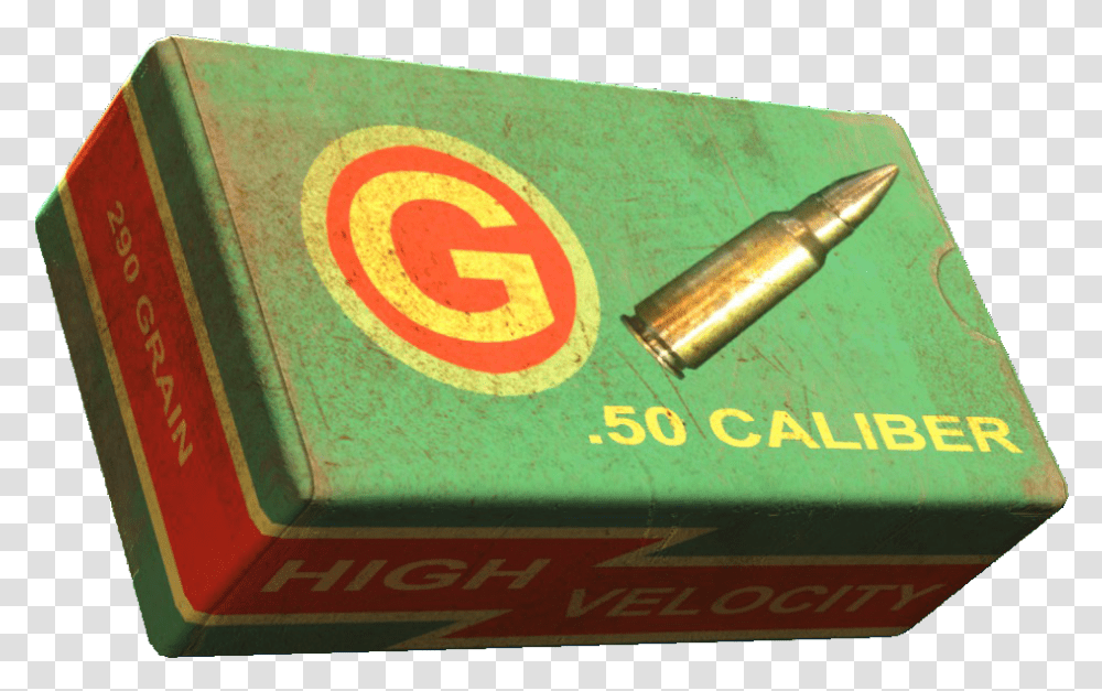 Calibre 50 Fallout 4 7.62 Ammo, Weapon, Weaponry, Ammunition, Bullet Transparent Png